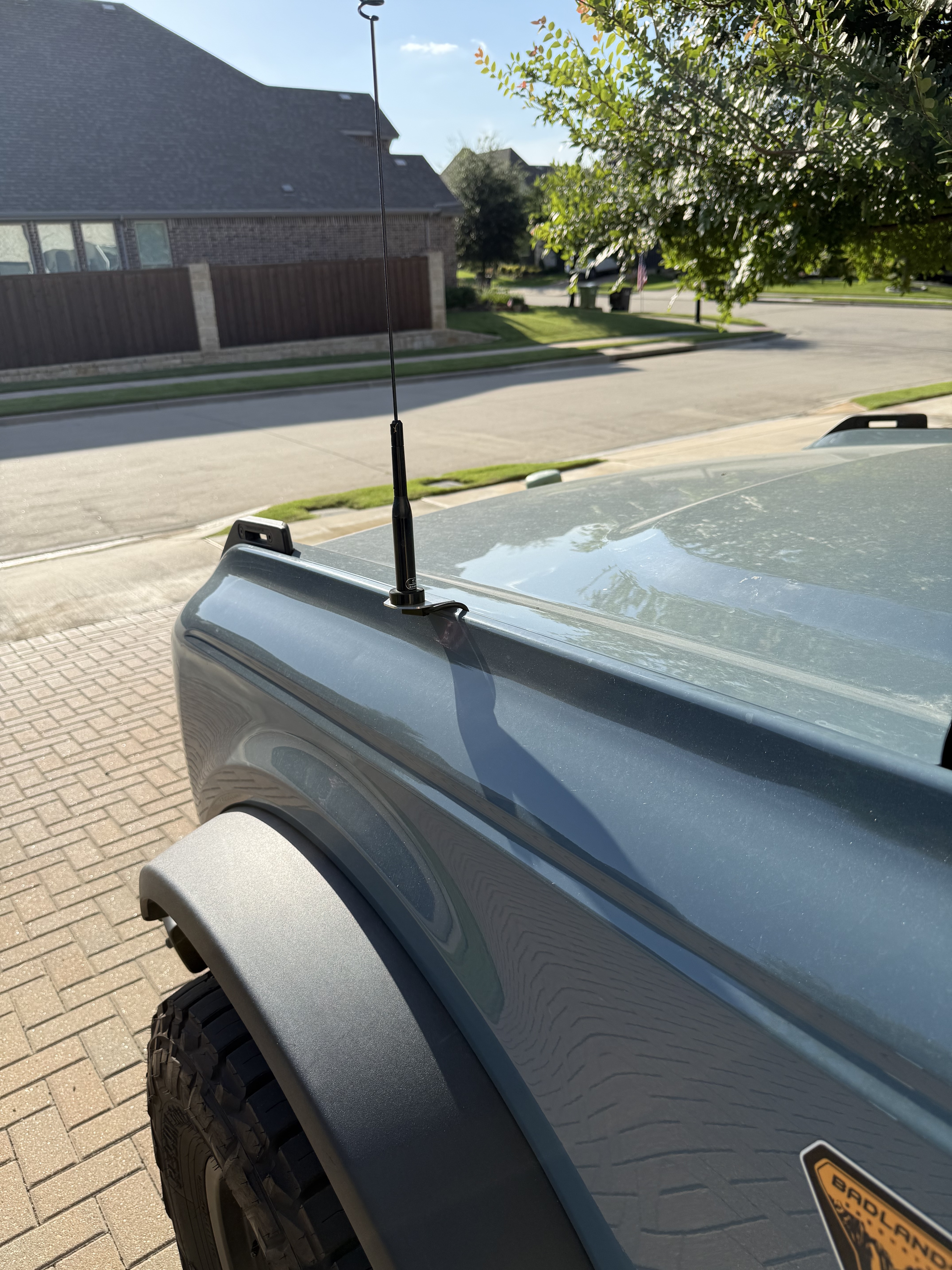 Antenna SBB5 with the Fender Mount